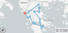 Encantador viaje por Grecia: lugares de la UNESCO y otros destinos destacados en un viaje de 11 días desde Igoumenitsa - 20 destinos