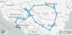 Privado - Gran Círculo de los Balcanes, 19 días - 29 destinos