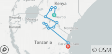 Kenya & Tanzania: The Safari Experience with Nairobi & Zanzibar - 17 destinations