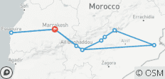 Morocco Tours - 6 Days Holiday Package Marrakech, Essaouira & Sahara Desert - 12 destinations