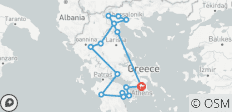 7 Day Tour in Ancient Greece, Mycenae, Delphi, Meteora, Vergina, Thessaloniki - 15 destinations