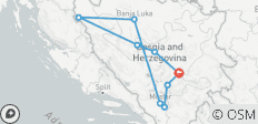 Wundervolle Bosnien und Herzegowina Rundreise - UNESCO-Stätten und andere Top-Reiseziele ab Sarajevo - 8 Tage - 9 Destinationen