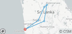 Sri Lanka 5 Days Itinerary - 7 destinations