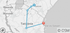 13-Days Mara Naboisho, Serengeti, Ruaha Safari & Zanzibar Beach Tours. - 5 destinations