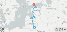 Viaje a las capitales de Lituania, Letonia, Estonia y Finlandia - 10 días - 10 destinos