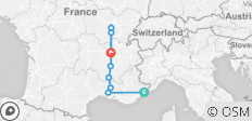  Sensations of Lyon &amp; Provence with Nice (Start Nice, End Lyon) - 9 destinations 