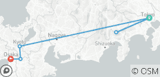 Klassieke 7-daagse Japan rondreis van Tokio naar Osaka met 4-sterren hotels, privégids - 6 bestemmingen