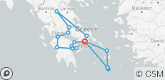 Best of Greece (Island Hopper, Base A L L) - 19 destinations