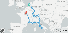 Traditionelles Europa (Ende Paris) - 27 Destinationen