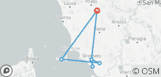  Toskana &amp; Elba | Italien | Geführte E-bike Reise - 7 Destinationen 