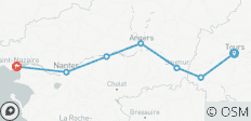  Loire-Radweg: Wildromantisch bis zum Meer (von Tours nach St-Nazaire) - 7 Destinationen 