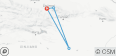 Circuit culturel du lac Céleste et de Turpan au départ d\'Urumqi 5 jours - 4 destinations