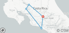  Picturesque Solo Costa Rica Tour - 5 destinations 