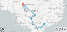  Customized Vietnam &amp; Cambodia Adventure with Daily Departure - 8 destinations 