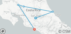 Aventure romantique au Costa Rica, autotour (sur demande) - 5 destinations