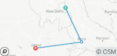 Triangle d\'Or Express : Delhi, Agra et Jaipur en 2 jours - 3 destinations