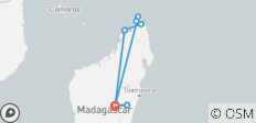 Maßgeschneiderte Madagaskar 13 Tage Lemuren & Strandurlaub, privater Reiseleiter & Jeep - 8 Destinationen