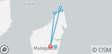 Vacances personnalisées de 13 jours à Madagascar (faune et plage), départ quotidien et guide privé - 8 destinations