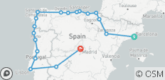 12-Day North of Spain & Lusitania from Barcelona - 19 destinations
