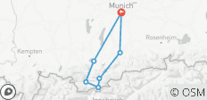 Munich Lakes Tour - 7 Days Isar Cycle Route and Bavarian Lakes (7 Days) - 7 destinations