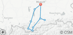 Munich Lakes Tour - 9 Days Isar Cycle Route and Bavarian Lakes (9 Days) - 10 destinations