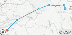 Jura Höhenweg - from Regensberg to Solothurn (8 Days) - 7 destinations