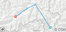 Recorrido por el Bernina (7 días) - 4 destinos