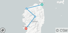 Korsika - Train & Hike (8 Tage) - 4 Destinationen