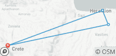 Wandeltocht langs de hoogtepunten van Kreta – 8 dagen - 4 bestemmingen