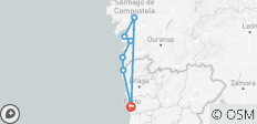 Cicloturismo con marisco y paradores a Santiago (8 días) - 7 destinos
