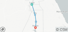  Der Traum vom Nil - von Luxor nach Assuan (5 * Nilkreuzfahrt inkl. Besichtigungen, 4 Tage) - 4 Destinationen 