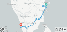 Experiencia en el sur de la India - 13 destinos