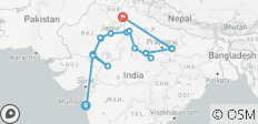 India Heritage Tour Met Agra - 18 bestemmingen