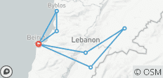 Vacances personnalisées de 5 jours au Liban avec départ quotidien (guide privé et chauffeur) - 8 destinations