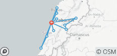 Viaje Clásico a Medida por el Líbano en Privado de 7 Días con Hotel de 4 estrellas, Salidas Diarias - 15 destinos