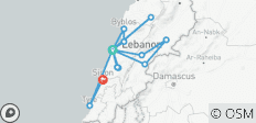 Excursión a medida de 8 días por el mejor Líbano con hotel de 4 estrellas, salida diaria y guía privado - 15 destinos