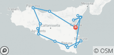  Sizilien - 9 Tage Erlebnis-Reise - 19 Destinationen 