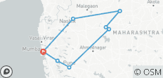 La Ruta de Maharashtra - Un viaje espiritual (Tesoros ocultos de la India) - 8 destinos