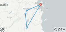 Participez à notre meilleur safari privé tout compris de 6 jours à Selous et Mikumi en Tanzanie, au départ de Zanzibar. - 5 destinations