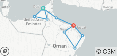 EAU y Oman: Del Modernismo a las tradiciones - circuito con guía en hoteles de 4* -Pensión completa - 11 destinos