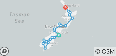 Essence de la Nouvelle-Zélande (petits groupes) - 32 destinations