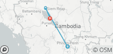 Aromen von Kambodscha: Phnom Penh bis Siem Reap 6 Tage - 4 Destinationen