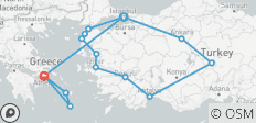 Turkey & Greece - 15 destinations
