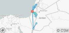 Israël biblique et Jordanie 7 jours (2+voyageurs, hôtel 5*) - 16 destinations