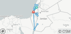 Israël : 10 jours avec Petra (chambre individuelle, hôtel 5 étoiles) - 21 destinations