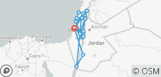Das biblische Israel und Jordanien – 7 Tage (ab 2 Reisenden, 3-Sterne-Hotel) - 30 Destinationen