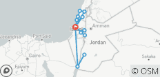 Israël : 10 jours avec Petra (chambre individuelle, hôtel 3 étoiles) - 22 destinations