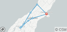 New Zealand Southern Pioneer - 9 destinations