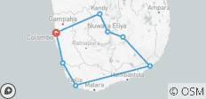 Circuito estándar de 6 días a Sri Lanka - 8 destinos