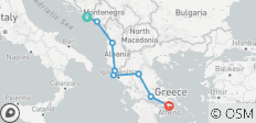 Südeuropa: Kroatien, Montenegro & das antike Griechenland - 8 Destinationen